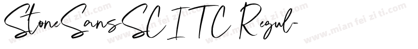 StoneSansSCITC Regul字体转换